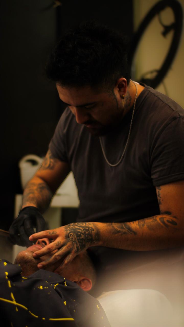 Trabajo de barbería